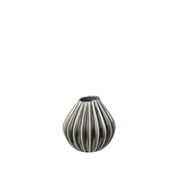 WIDE Vase Small Smoke