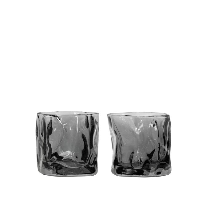 NONA Tealight Holder Grey Set