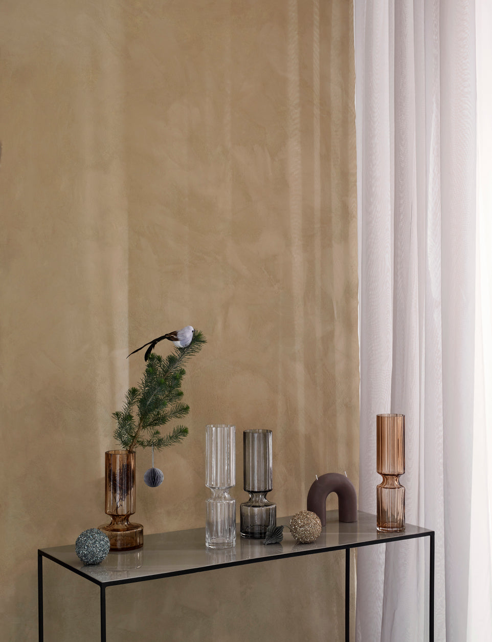 HYACINT Vase Brown Medium