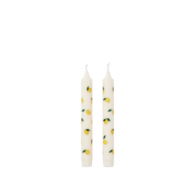 LEMON Taper Candle