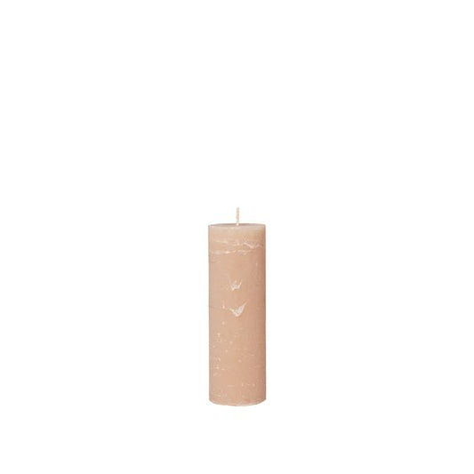Rustic Pilar Candle Walnut XS