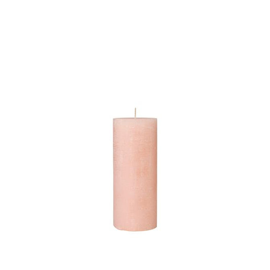 Rustic Pilar Candle Dusty Pink XL