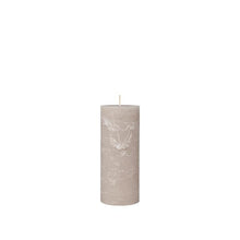 Rustic Pilar Candle Linen XL