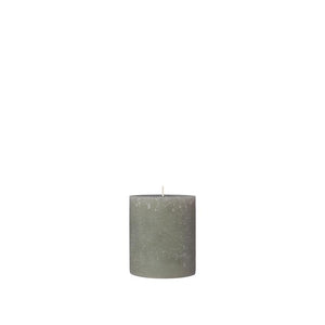 Rustic Pilar Candle Grape Leaf Large