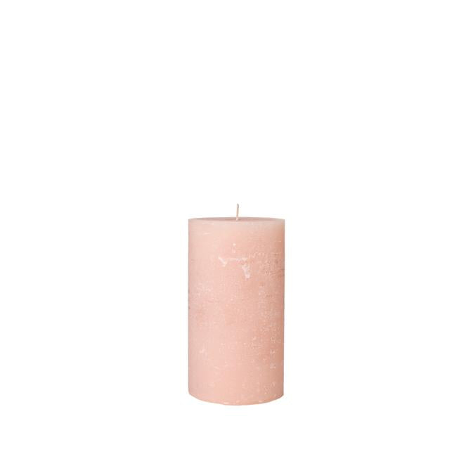 Rustic Pilar Candle Dusty Pink XXL