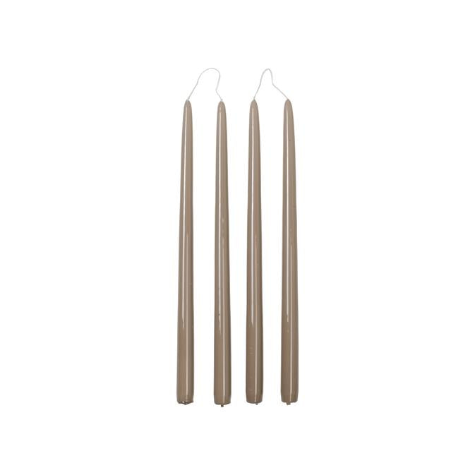 SMOOTH TAPER Glossy Candle Linen