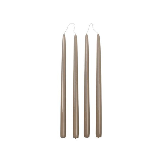 SMOOTH TAPER Glossy Candle Linen