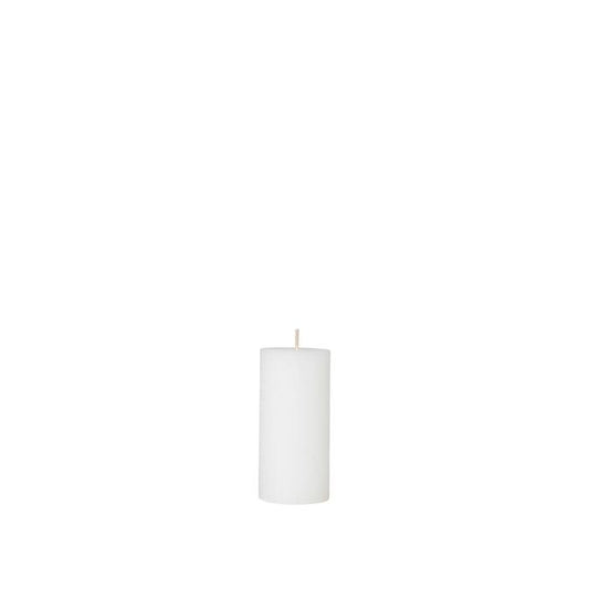 Rustic Pilar Candle White XXS