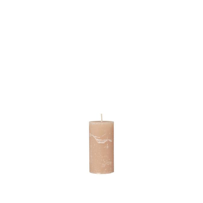 Rustic Pilar Candle Walnut XXS