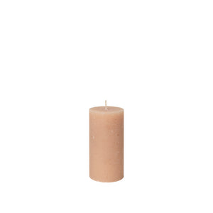 Rustic Pilar Candle Walnut Medium