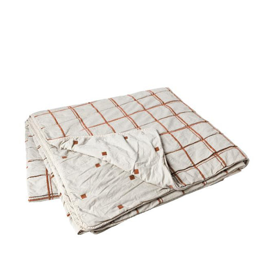TOVE Bedspread Meerkant Brown