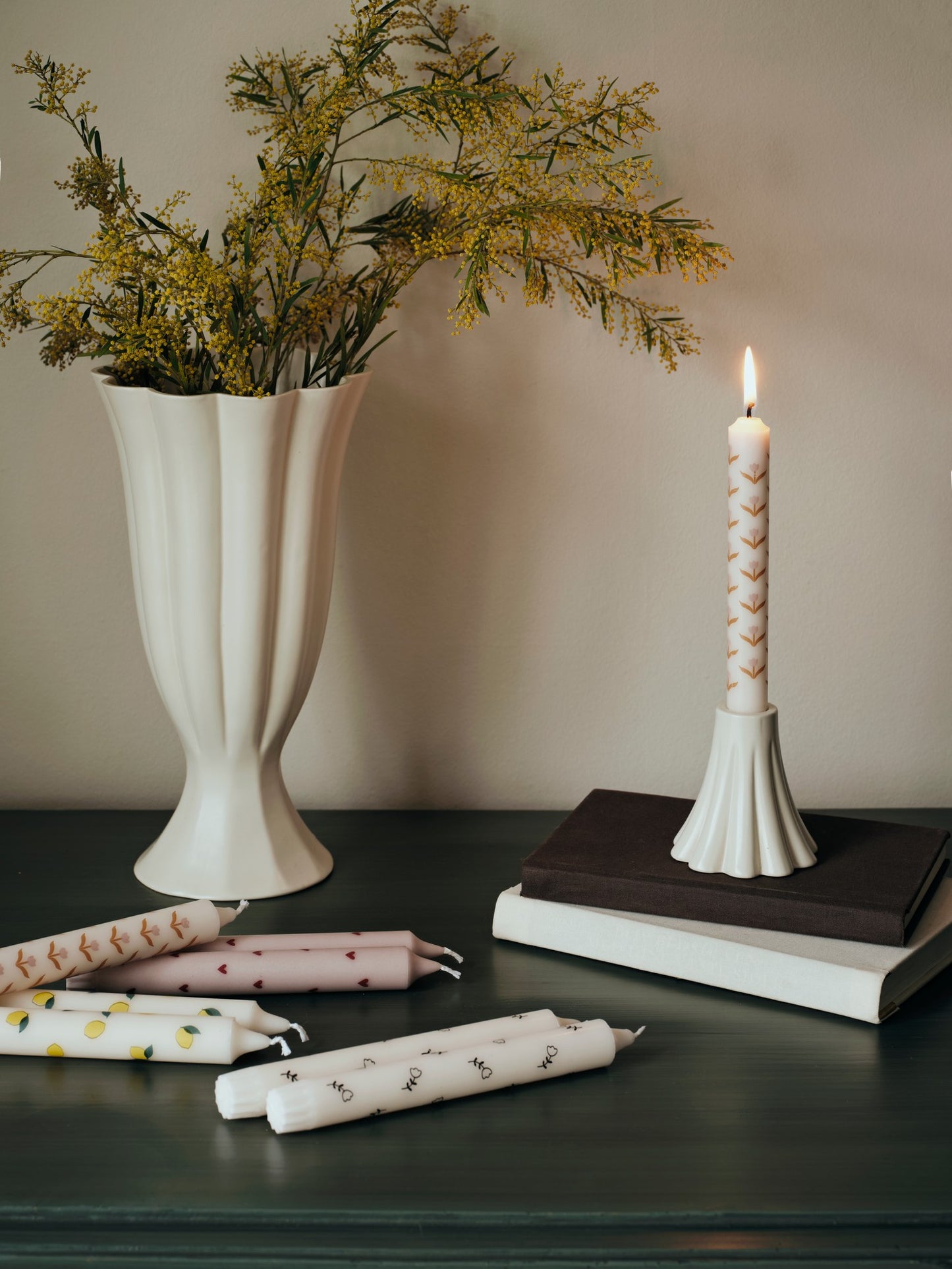 LEMON Taper Candle
