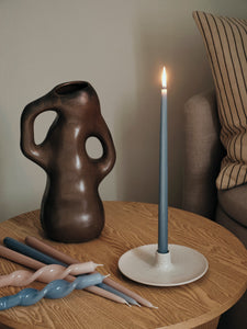 TWIST TAPER Glossy Candle Mauve Pink