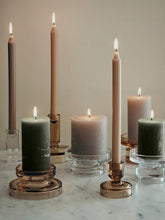 Rustic Pilar Candle Rainy Day Grey Large
