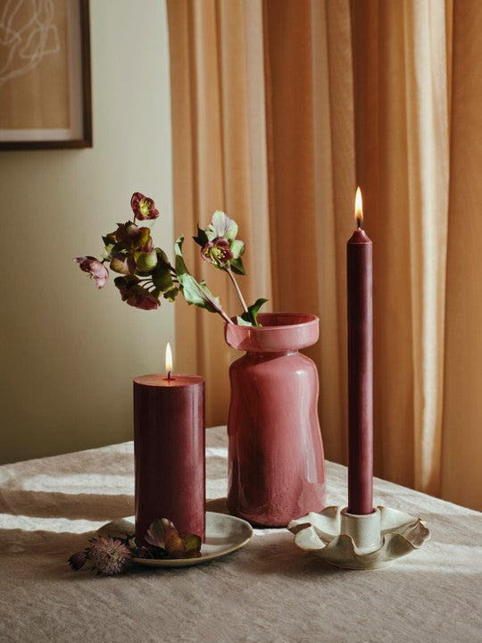 SOLAI Vase Burgundy