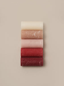 Rustic Pilar Candle Dusty Pink XXL