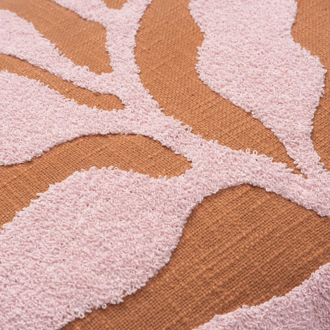 DELIA Cushion 40*60 Mocha Bisque/Chalk Pink