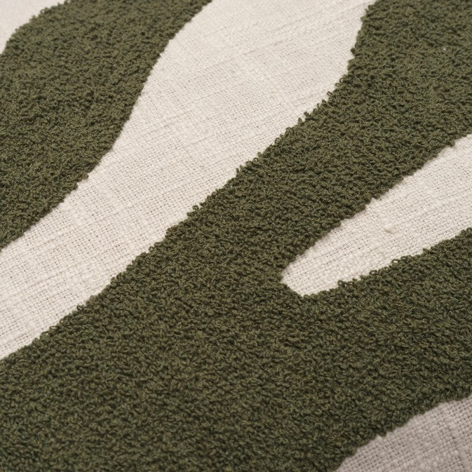 MARLIE Cushion 40*60 Winter Moss/Oatmeal