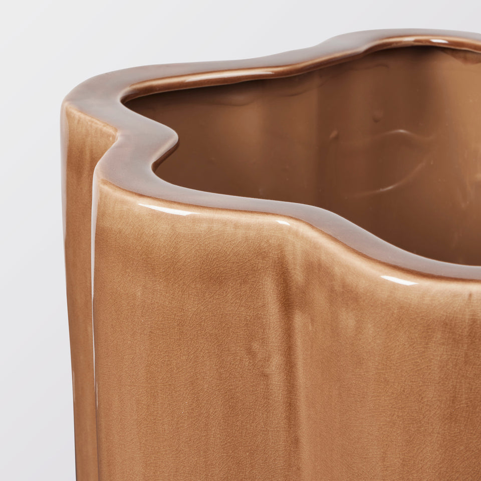 SONJA Planter Brown S/L