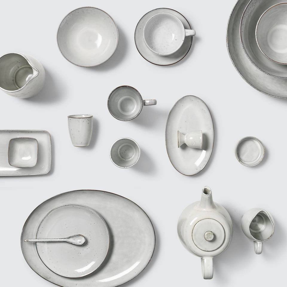 NORDIC SAND Pasta Plate